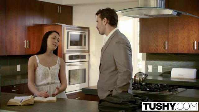 Превью После жаркого анального секса мужик решил принять на работу брюнетку № 16360