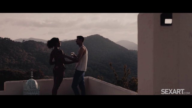 Превью Страстный секс с горячей чернокожей любовнией № 39629